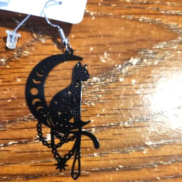 Hand crafted halloween dangle earrings - Picture 14 of 15